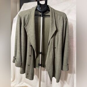 Maurices Olive Green Knit cardigan